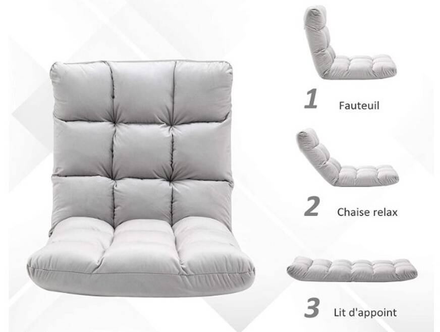 fauteuil paresseux convertible homcom amazon